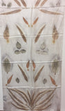 Scarf - Silk Organic Leaf Print