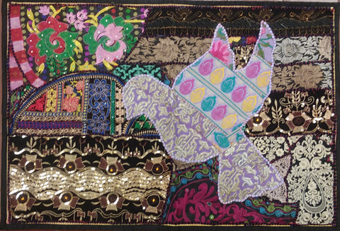 Tapestry - Peace Dove - Black