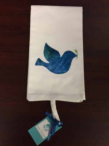 Tea Towel - Peace Dove - Blue