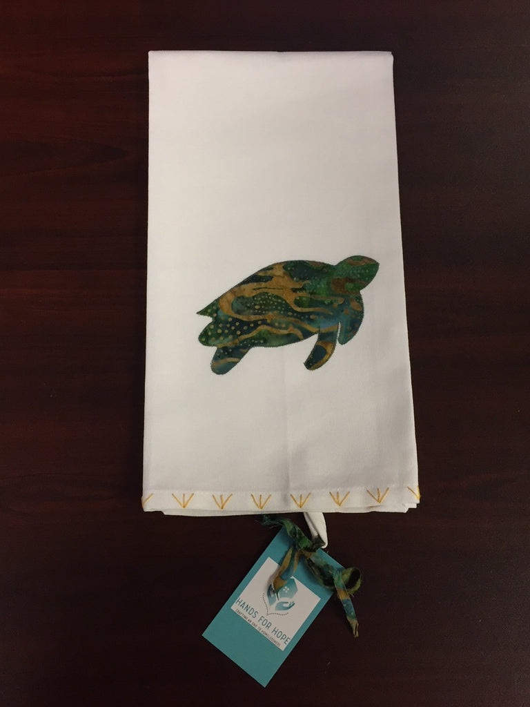Tea Towel - Sea Turtle - Green