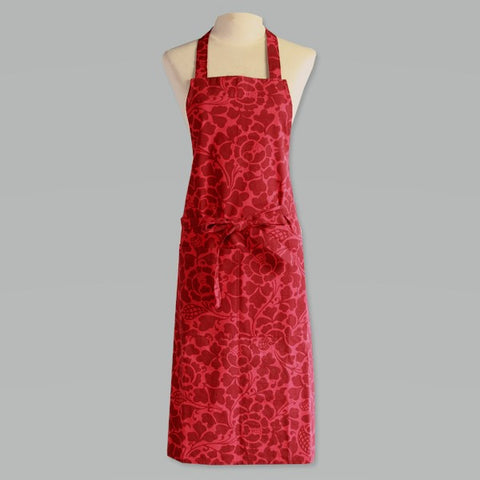 Apron Red Maroon